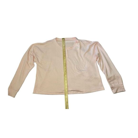 Jenni intimates, ribbed Henley, parfait pink size large - Picture 5 of 6